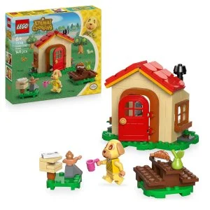 LEGO® Animal Crossing™ 77058 Goldie e a sua casa acolhedora