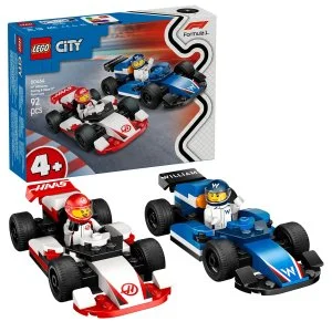 LEGO® City 60464 Carros de corrida da F1® Williams Racing e Haas F1®