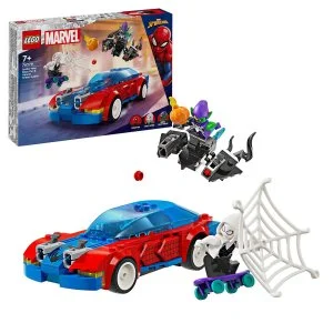 LEGO® Marvel 76279 Carro de corrida de Spider-Man e Venom Duende Verde