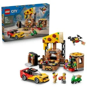 LEGO® City 60496 Entrega de pizza e veículos