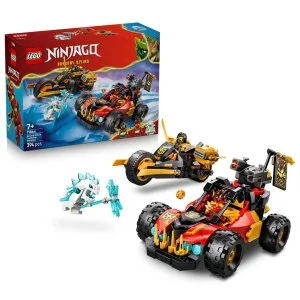LEGO® NINJAGO® 71864 Veículos combináveis do Kai e do Cole