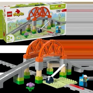 LEGO® DUPLO® 10426 Ponte Ferroviária e Carris – Conjunto de Expansão