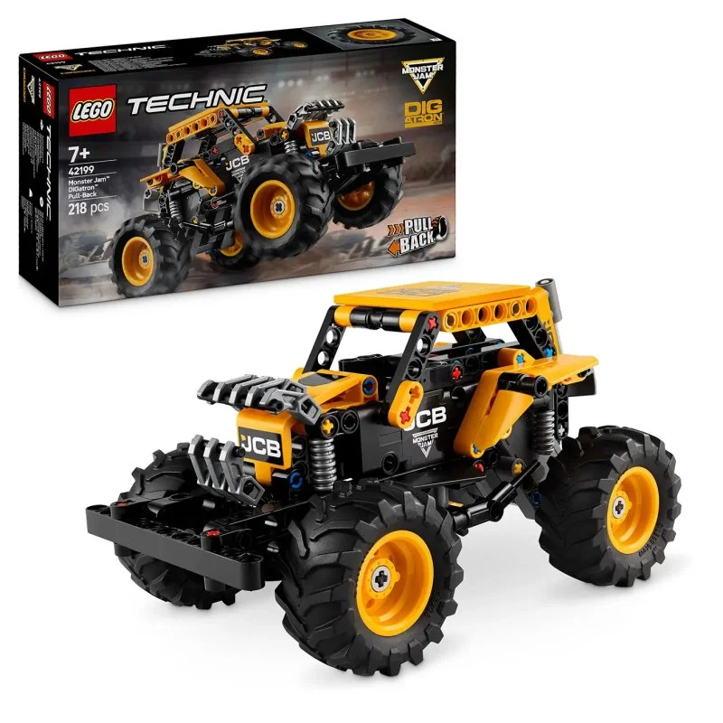 Technic 42199 Monster Jam™ DIGatron™ com motor de retrocesso
