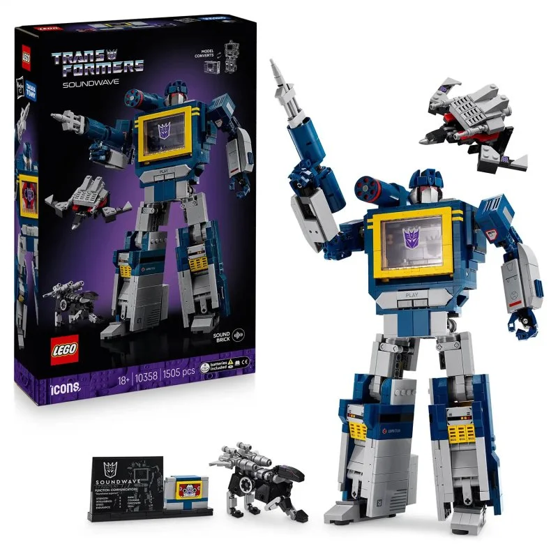 Ícones 10358 Transformers: Soundwave