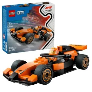 LEGO® City 60442 Piloto de F1® com carro de corrida da McLaren