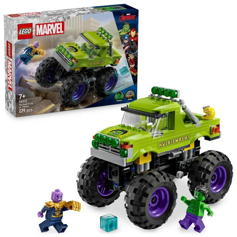 Marvel 76312 Caminhão do Hulk vs. Thanos