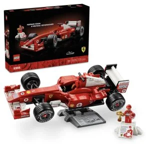 LEGO® Icons 11375 Ferrari F2004 e Michael Schumacher