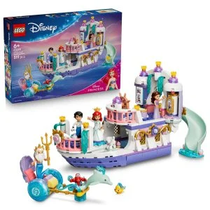 LEGO® Disney 43299 Barco da Ariel e Casamento Real