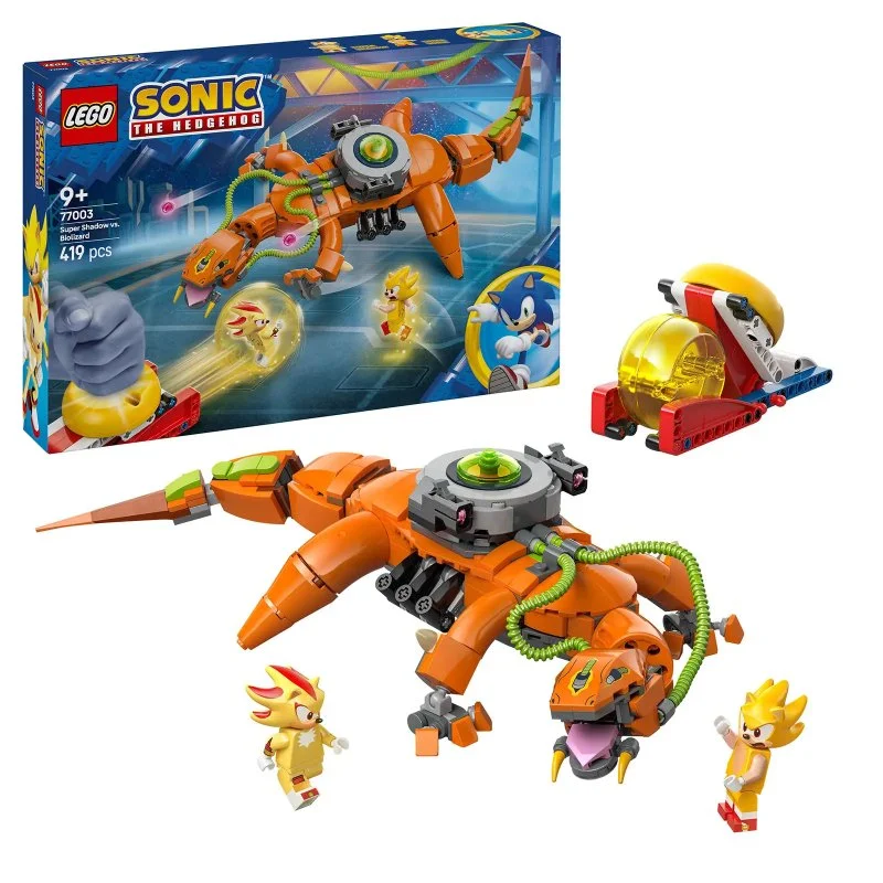Sonic the Hedgehog™ 77003 Super Shadow contra Biolizard