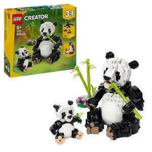 LEGO® Creator 3 em 1 31165 Animais Selvagens: Família Panda