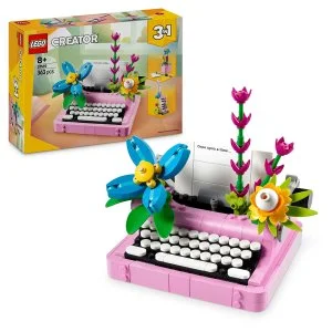 LEGO® Creator 3 em 1 31169 Máquina de escrever com flores