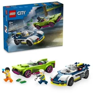 LEGO® City 60415 Perseguição entre carro da polícia e carro desportivo