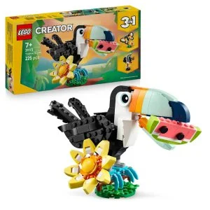 LEGO® Creator 3 em 1 31173 Animais selvagens: Tucano tropical