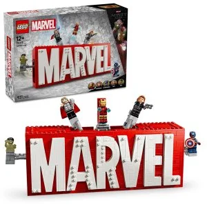 LEGO® Marvel 76313 Logotipo MARVEL e minifiguras