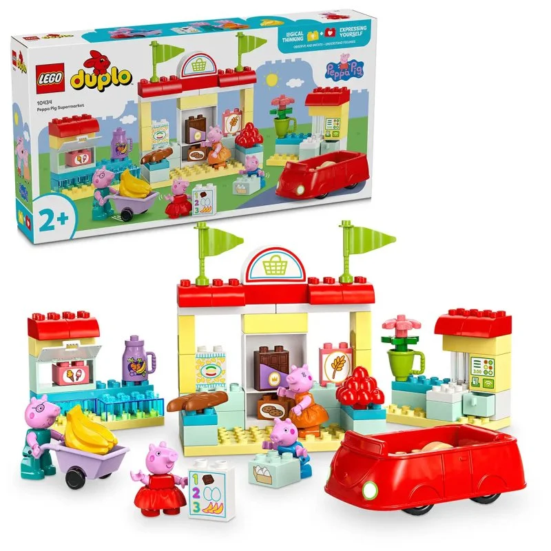 DUPLO® Peppa Pig 10434 Peppa Pig e o supermercado