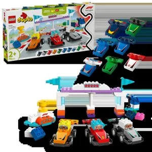LEGO® DUPLO® 10445 Carros de corrida e pilotos da equipe de F1®