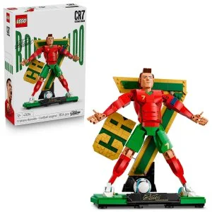 LEGO® Edições 43016 Cristiano Ronaldo – Lenda do futebol