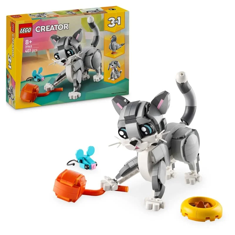 Creator 3 em 1 31163 Gato Brincalhão