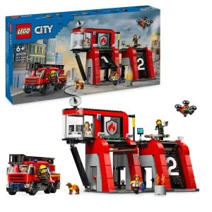 LEGO® City 60414 Quartel dos Bombeiros com Camião de Bombeiros
