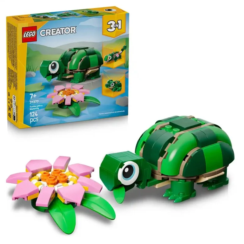 Creator 3 em 1 31377 Tartaruga com nenúfar