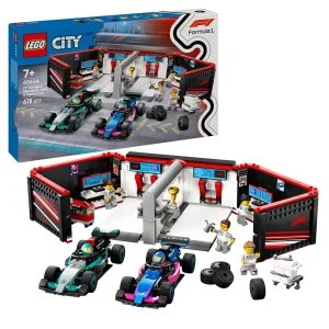 LEGO® City 60444 Garagem da F1® e carros Mercedes-AMG e Alpine