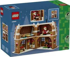 LEGO® 40809 Casinha de gengibre de Natal, presente de Natal para crianças