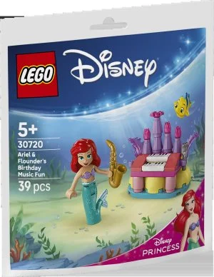 LEGO® Festa de aniversário musical com Ariel e Linguado