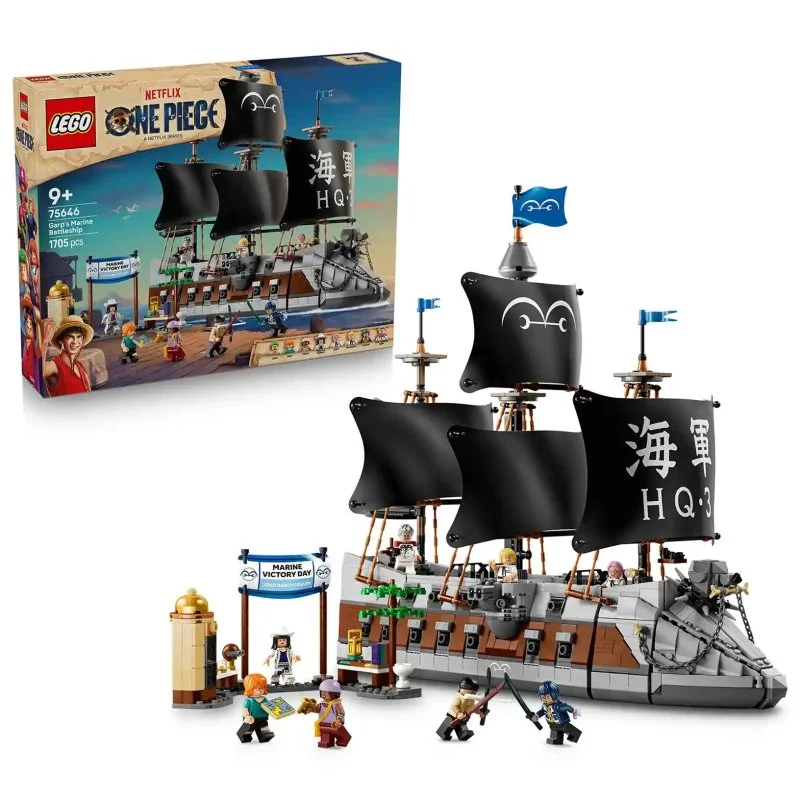 ONE PIECE 75646 Navio de Guerra da Marinha de Garp
