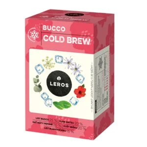 LEROS Mistura de ervas Bucco Cold Brew - saquetas de infusão (20 x 1,5 g) - para preparar chá gelado