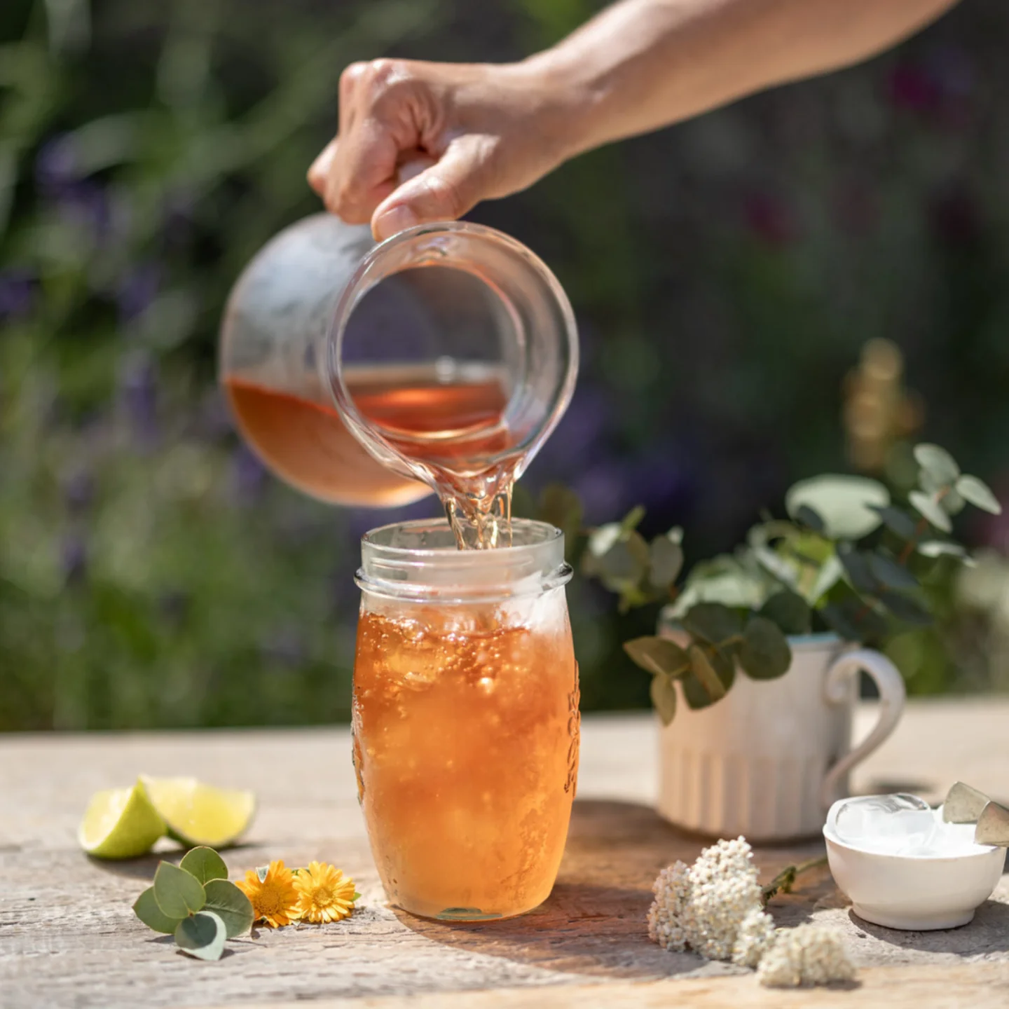 LEROS Mistura de ervas Eucalipto Cold Brew - saquetas de infusão (20 x 1,8 g) - para preparar chá gelado