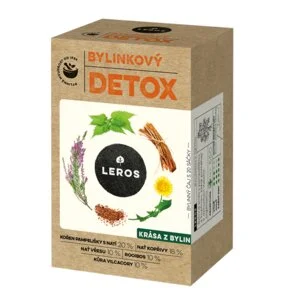 LEROS Chá de ervas Detox de ervas - saquetas de infusão (20 x 1,5 g) - para a limpeza do organismo