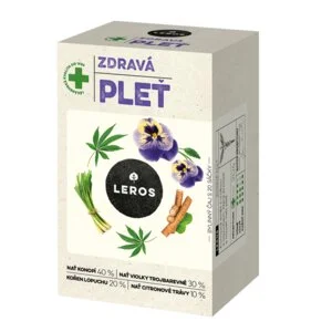 LEROS Chá de ervas Pele Saudável - saquetas de infusão (20 x 1,5 g) - purifica e ilumina a pele