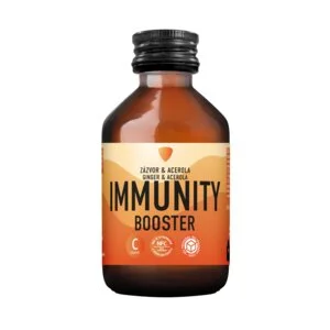 LEROS Healthy booster Shot de imunidade Gengibre & Acerola (100 ml) - para reforçar as defesas imunitárias
