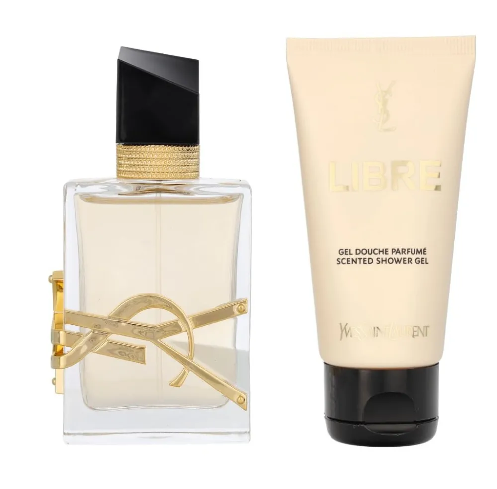 Libre conjunto de oferta para mulher água de perfume 50 ml + gel de duche