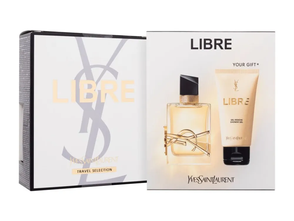 Libre conjunto de oferta para mulher água de perfume 50 ml + gel de duche