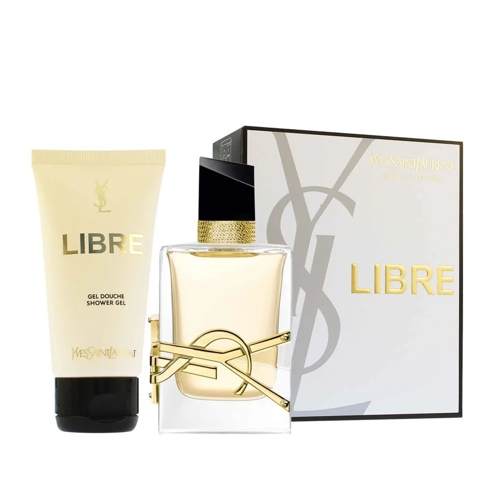 Libre conjunto de oferta para mulher água de perfume 50 ml + gel de duche
