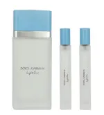 Light Blue 100 ml + 2 x EDT MINI água de toilette para mulheres 10 ml