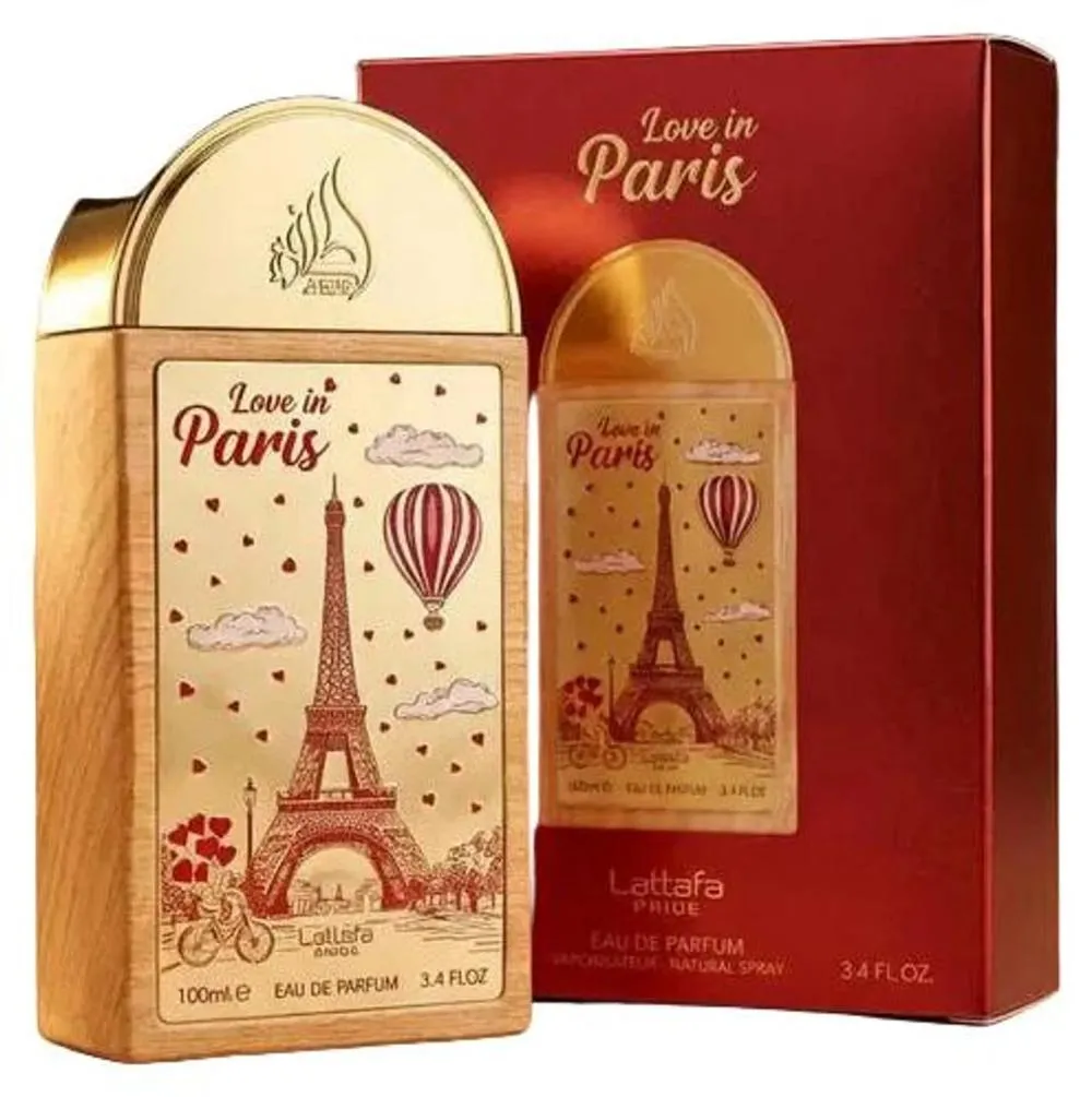 Love in Paris água de perfume unissex 100 ml