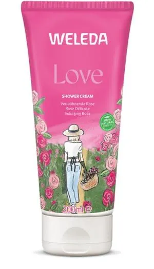 Weleda Creme de duche LOVE Pink 200 ml