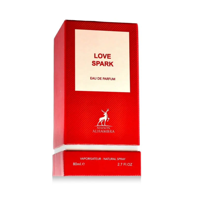 Love Spark água de perfume unissexo 80 ml