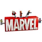Marvel 76313 Logotipo MARVEL e minifiguras
