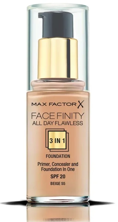 Facefinity Base 3 em 1 - 55 Bege 30 ml