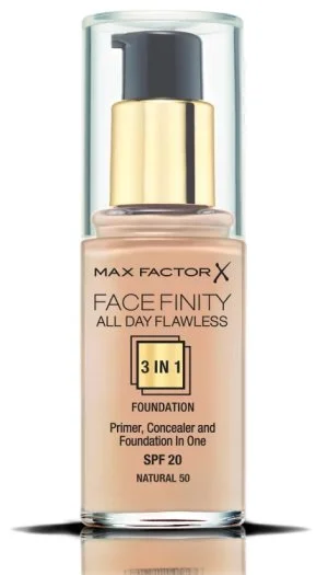 Max Factor Facefinity Base 3 em 1 - 50 Natural
