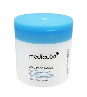 Medicube Zero Pore Pad Mild discos esfoliantes faciais para pele sensível 70 unid.
