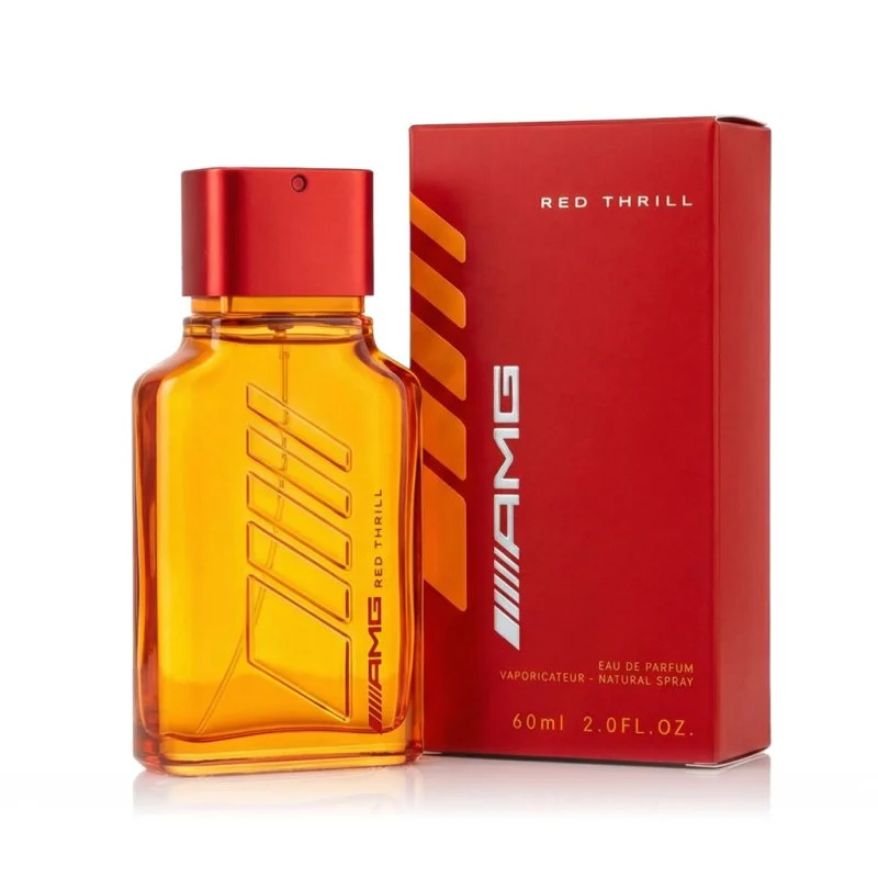 AMG Red Thrill eau de parfum recarregável para homem 60 ml