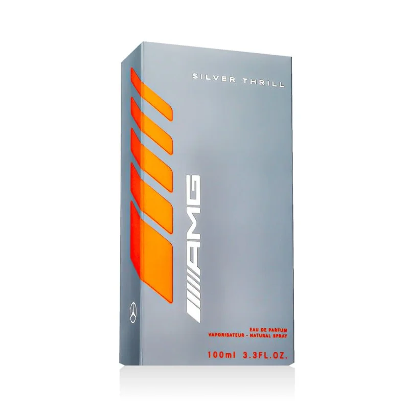 AMG Silver Thrill eau de parfum recarregável para homens 100 ml