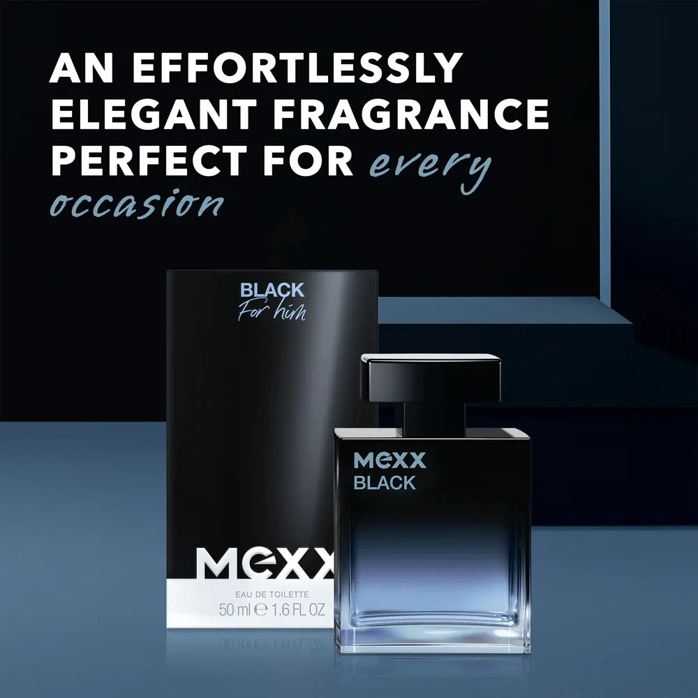 Black Man eau de parfum para homens 50 ml