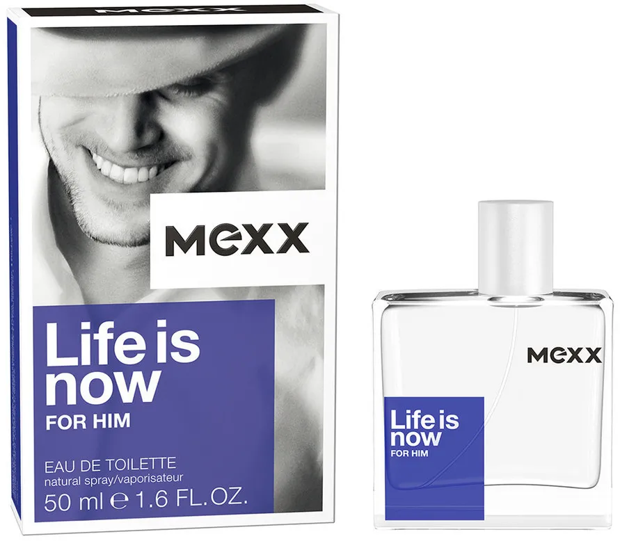 Mexx Life Is Now For Him eau de toilette para homens 50 ml