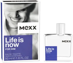 Mexx Life Is Now For Him eau de toilette para homens 50 ml