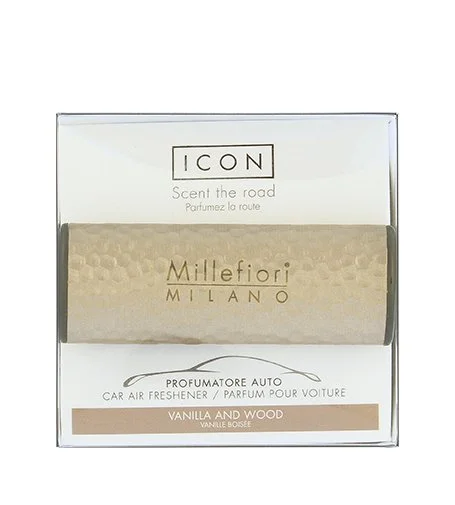Icon Metal Vanilla & Wood fragrância para automóvel